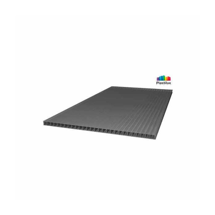 Сотовый поликарбонат 16 мм ULTRAMARIN серый 2100х12000 мм